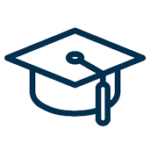 Graduation cap icon